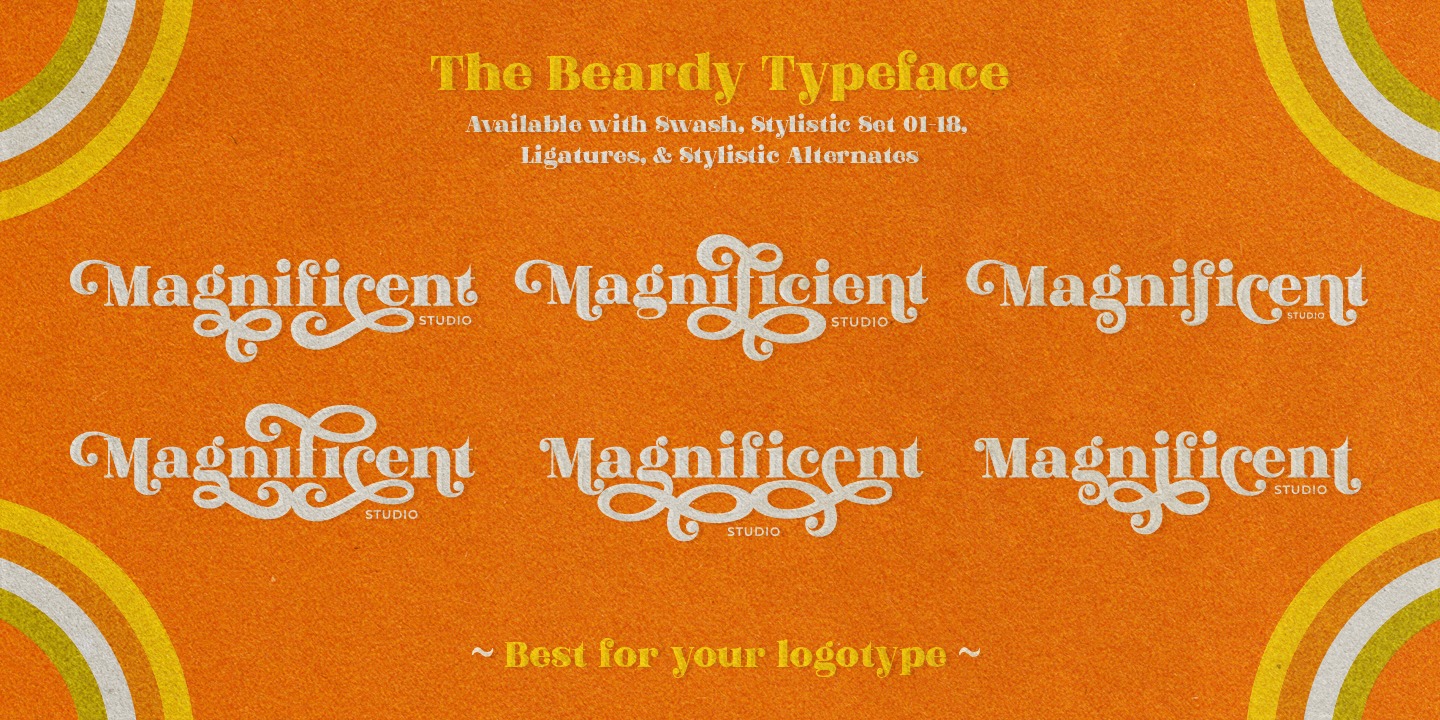 Example font The Beardy #13